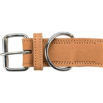 Rustic Fettleder-Halsband Heartbeat Art.-Nr.: 18984, Größe S-M, Farbe Schwarz, Maße: 34-40 cm/30 mm