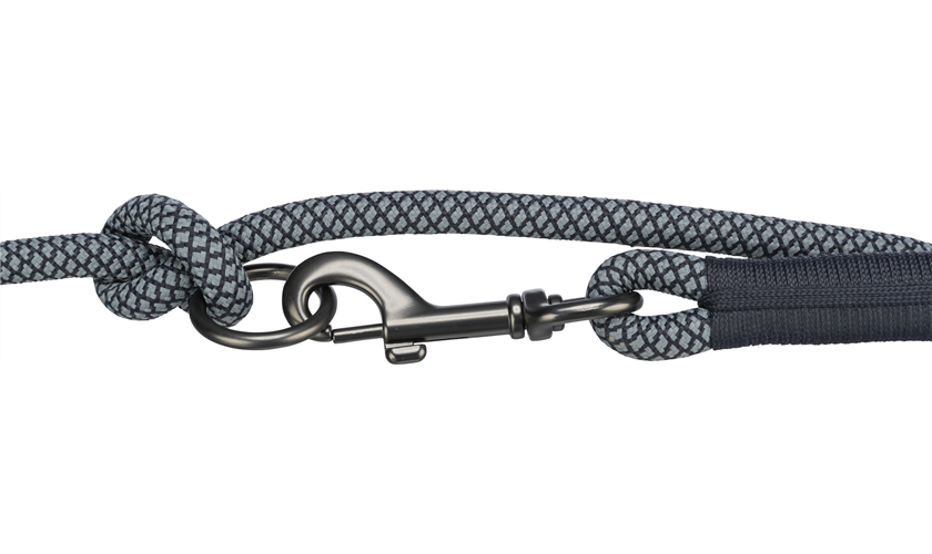 Soft Rope Verlängerungsleine Art.-Nr.: 1984101, Größe M-L, Farbe Schwarz/Grau, Maße: 2,00 m/10 mm