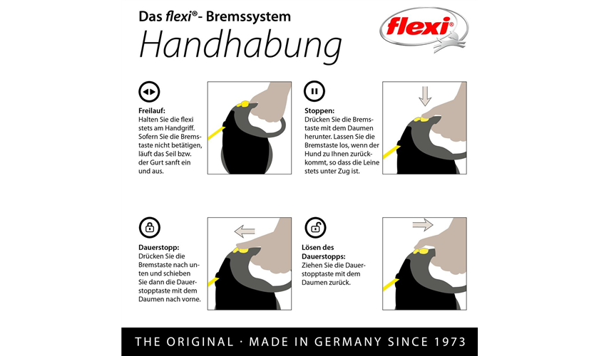 flexi GIANT Gurt Art.-Nr.: 20927, Größe S-M, Maße: 8 m/bis zu 25 kg