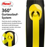 flexi NEON Gurt Art.-Nr.: 209321, neongelb, Größe M, Maße: 5 m/bis zu 25 kg