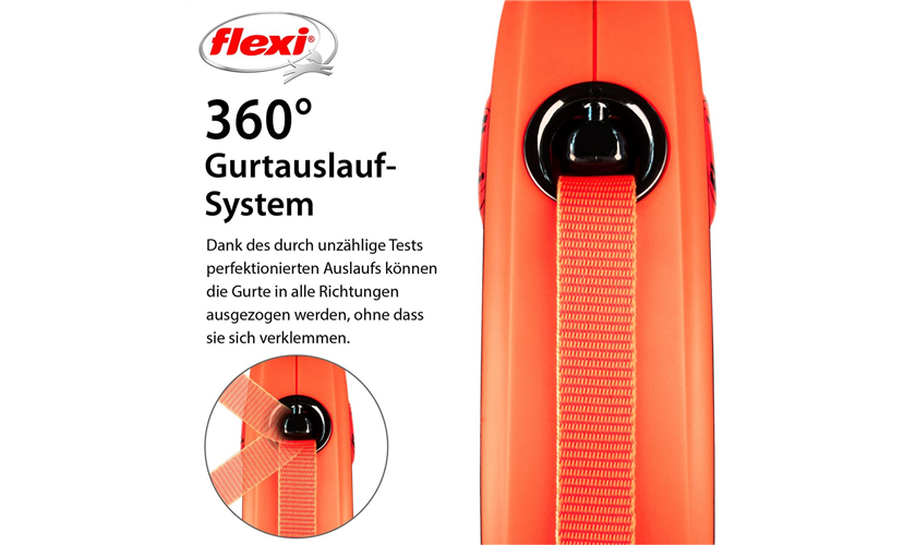 flexi XTREME Gurt Art.-Nr.: 21417, Größe S, Maße: 5 m, bis zu 20 kg