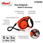 flexi XTREME Gurt Art.-Nr.: 21417, Größe S, Maße: 5 m, bis zu 20 kg