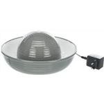 Trinkbrunnen Vital Flow Art.-Nr.: 24466, grau/weiß, Maße: 1,5 l/ø 28 × 12 cm