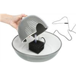 Trinkbrunnen Vital Flow Art.-Nr.: 24466, grau/weiß, Maße: 1,5 l/ø 28 × 12 cm