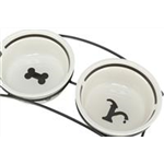 Napf-Set Art.-Nr.: 24642, Maße: 2 x 1,6 l/ø 20 cm/41 × 10 × 20 cm, Inhalt 2 St.