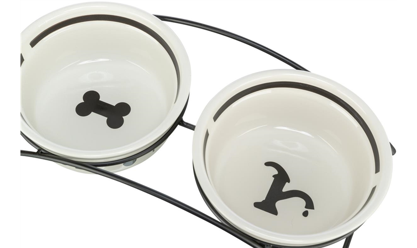 Napf-Set Art.-Nr.: 24642, Maße: 2 x 1,6 l/ø 20 cm/41 × 10 × 20 cm, Inhalt 2 St.
