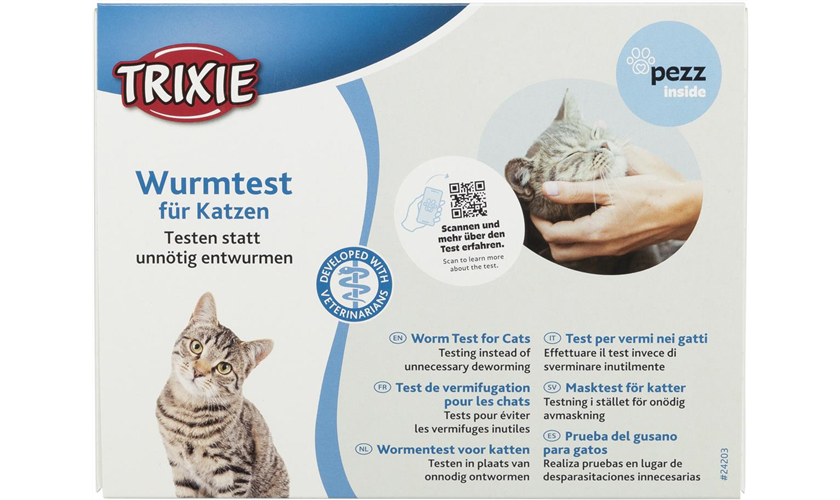 Wurmtest für Katzen Art.-Nr.: 24203, Maße: 19,5 × 15 × 2 cm