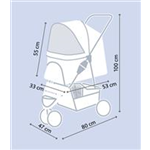 Buggy für Hunde Art.-Nr.: 28958, Maße: 47 × 100 × 80 cm, bis zu: 11 kg Buggy für Hunde Art.-Nr.: 28958, Maße: 47 × 100 × 80 cm, bis zu: 11 kg