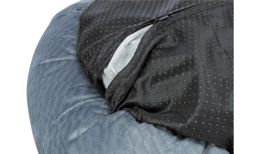 Bett Alena Art.-Nr.: 37794, Maße: ø 50 cm, blau-grau Bett Alena Art.-Nr.: 37794, Maße: ø 50 cm, blau-grau