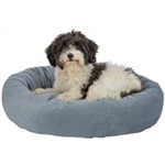 Bett Alena Art.-Nr.: 37794, Maße: ø 50 cm, blau-grau Bett Alena Art.-Nr.: 37794, Maße: ø 50 cm, blau-grau