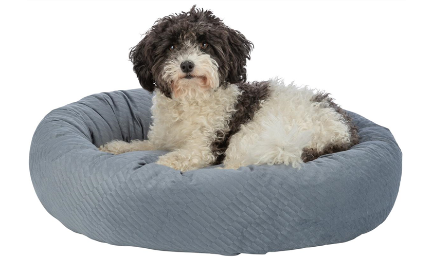 Bett Alena Art.-Nr.: 37794, Maße: ø 50 cm, blau-grau Bett Alena Art.-Nr.: 37794, Maße: ø 50 cm, blau-grau