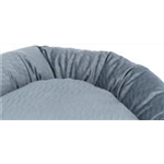 Bett Alena Art.-Nr.: 37794, Maße: ø 50 cm, blau-grau Bett Alena Art.-Nr.: 37794, Maße: ø 50 cm, blau-grau