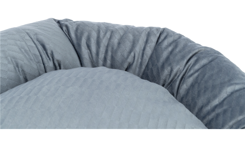 Bett Alena Art.-Nr.: 37794, Maße: ø 50 cm, blau-grau Bett Alena Art.-Nr.: 37794, Maße: ø 50 cm, blau-grau