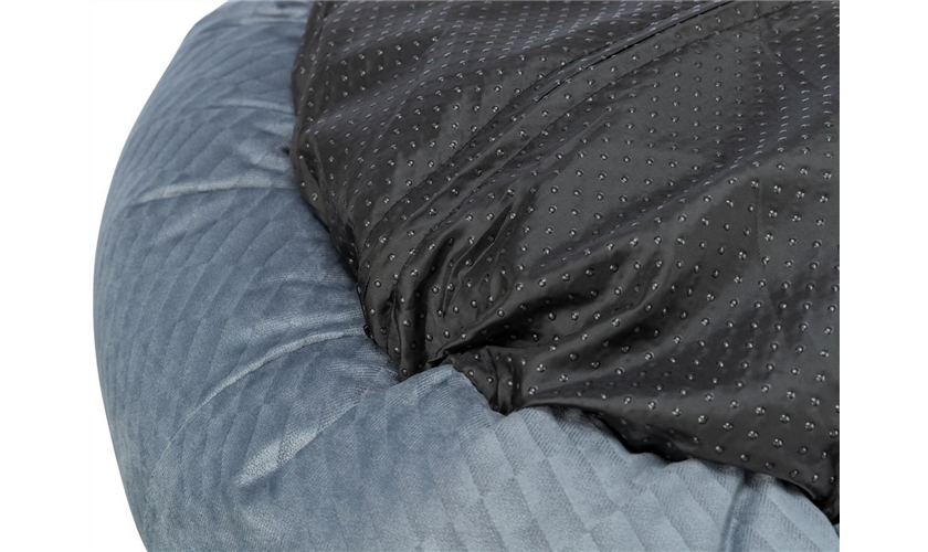 Bett Alena Art.-Nr.: 37794, Maße: ø 50 cm, blau-grau Bett Alena Art.-Nr.: 37794, Maße: ø 50 cm, blau-grau