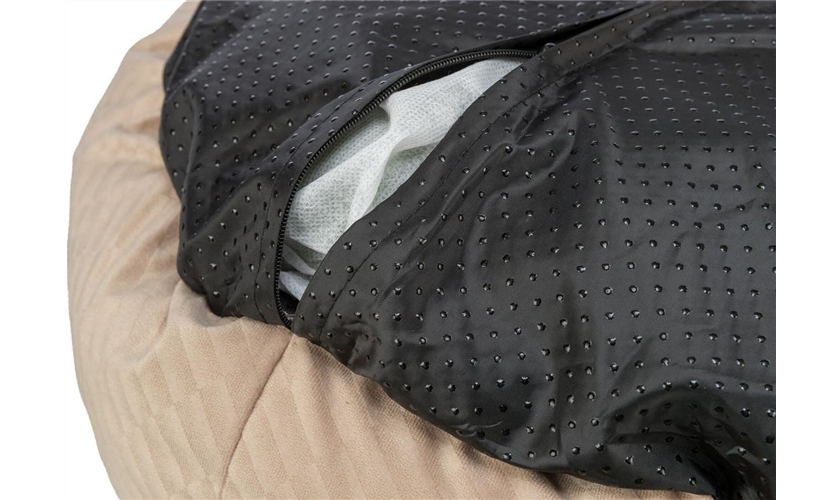 Bett Alena Art.-Nr.: 37794, Maße: ø 50 cm, blau-grau Bett Alena Art.-Nr.: 37794, Maße: ø 50 cm, blau-grau