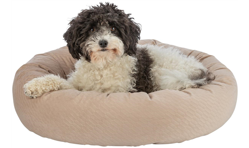 Bett Alena Art.-Nr.: 37794, Maße: ø 50 cm, blau-grau Bett Alena Art.-Nr.: 37794, Maße: ø 50 cm, blau-grau