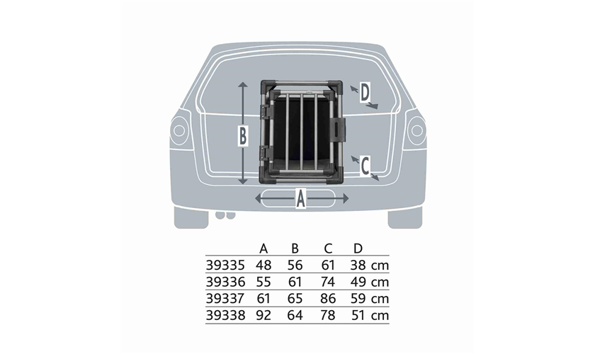 Transportbox, Aluminium Art.-Nr.: 39335, Größe S, Maße: 48 x 56 × 61 cm