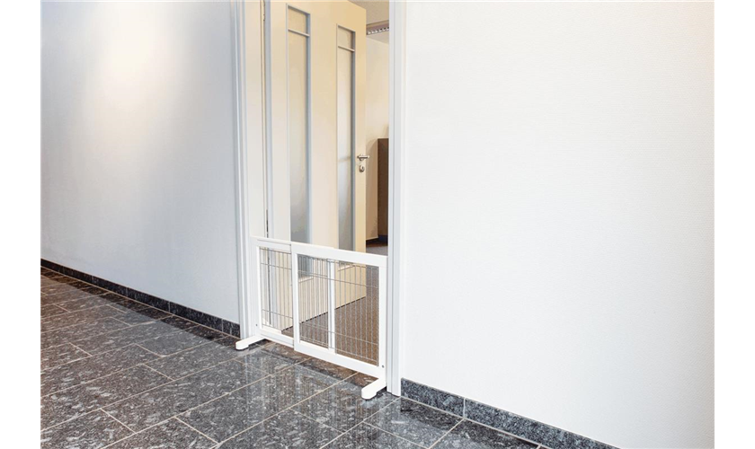 Hunde-Absperrgitter Art.-Nr.: 39455, Maße: 65–108 × 61 cm