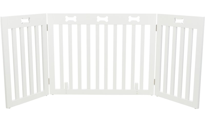 Hunde-Absperrgitter, 3-teilig Art.-Nr.: 39456, Maße: 82–124 × 61 cm