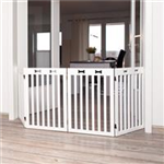 Hunde-Absperrgitter, 4-teilig Art.-Nr.: 39457, Maße: 60–160 × 75 cm