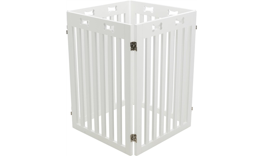 Hunde-Absperrgitter, 4-teilig Art.-Nr.: 39457, Maße: 60–160 × 75 cm