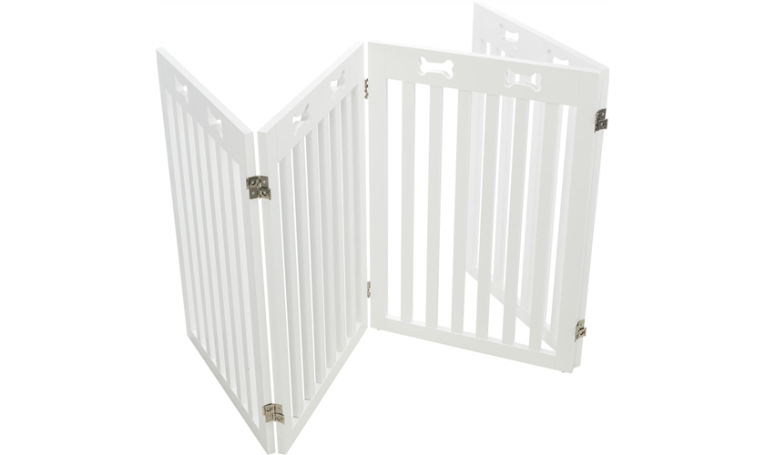 Hunde-Absperrgitter, 4-teilig Art.-Nr.: 39457, Maße: 60–160 × 75 cm