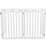 Hunde-Absperrgitter, 4-teilig Art.-Nr.: 39457, Maße: 60–160 × 75 cm