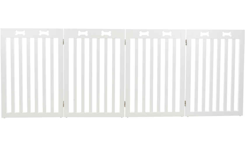 Hunde-Absperrgitter, 4-teilig Art.-Nr.: 39457, Maße: 60–160 × 75 cm