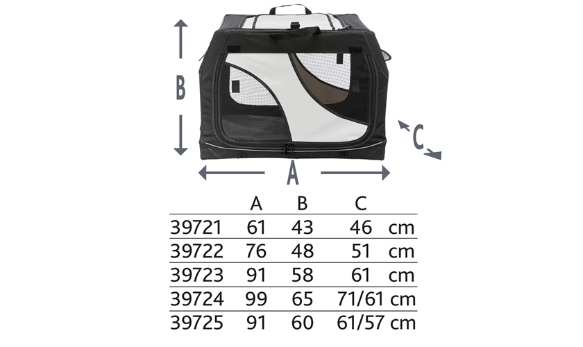Hundebox Vario Art.-Nr.: 39721, Größe S, Maße: 61 x 43 × 46 cm