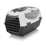 Transportbox Capri 2 Art.-Nr.: 39821, Größe: XS–S, Maße: 37 × 34 × 55 cm, bis zu: 8 kg, dunkelgrau/hellgrau