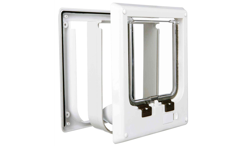 4-Wege Freilauftür, elektromagnetisch Art.-Nr.: 3869, Maße: 21,1 × 24,4 cm