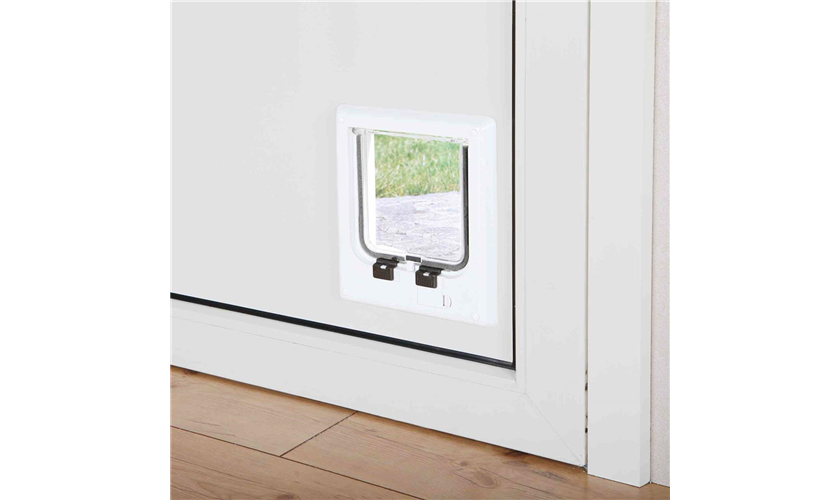 4-Wege Freilauftür, elektromagnetisch Art.-Nr.: 3869, Maße: 21,1 × 24,4 cm