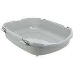 Katzentoilette Primo XXL Art.-Nr.: 40174, Maße: 56 × 25 × 71 cm, grau/weiß