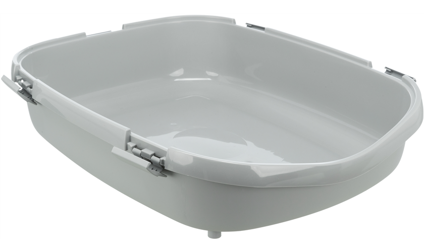 Katzentoilette Primo XXL Art.-Nr.: 40174, Maße: 56 × 25 × 71 cm, grau/weiß