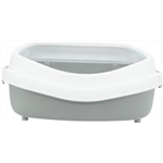 Katzentoilette Primo XXL Art.-Nr.: 40174, Maße: 56 × 25 × 71 cm, grau/weiß