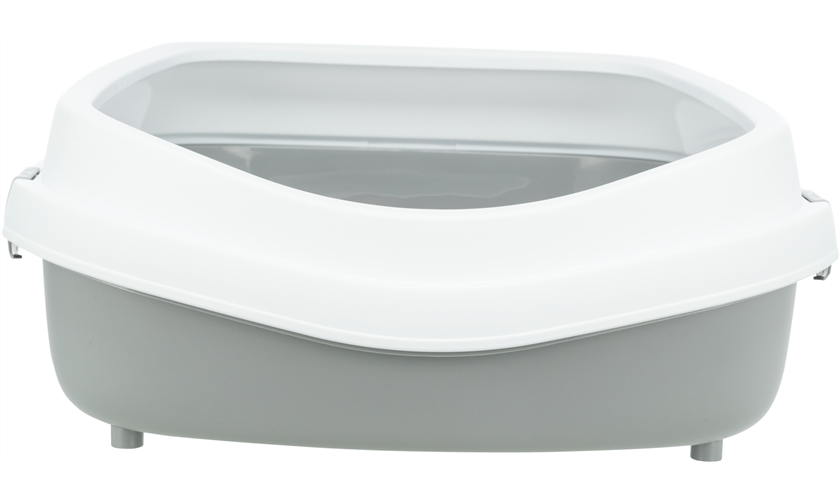 Katzentoilette Primo XXL Art.-Nr.: 40174, Maße: 56 × 25 × 71 cm, grau/weiß