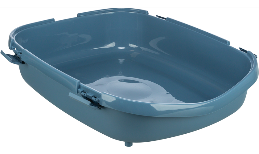 Katzentoilette Primo XXL Art.-Nr.: 40174, Maße: 56 × 25 × 71 cm, grau/weiß