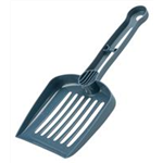 Katzentoilette Vico Open Top, mit Haube Art.-Nr.: 40341, Maße: 40 × 40 × 56 cm, blau/weiß