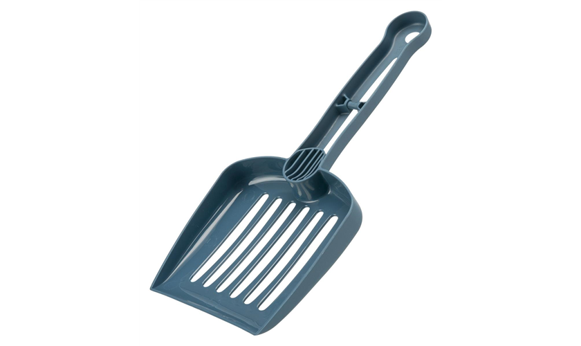 Katzentoilette Vico Open Top, mit Haube Art.-Nr.: 40341, Maße: 40 × 40 × 56 cm, blau/weiß