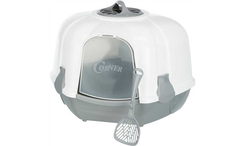 Ecktoilette Maro, mit Haube Art.-Nr.: 40356, Maße: 60 × 43 × 52 cm