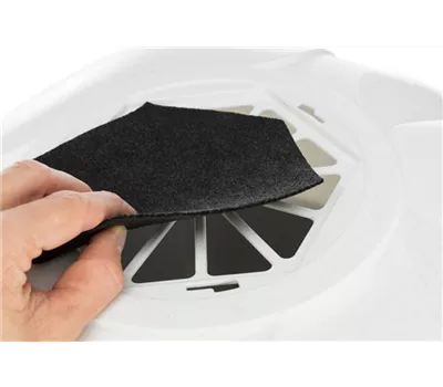 Ecktoilette Maro, mit Haube