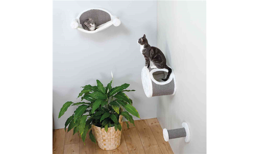 Kuschelhöhle zur Wandmontage Art.-Nr.: 49921, Grundfläche: 42 × 28 cm, Maße: 42 × 29 × 28 cm