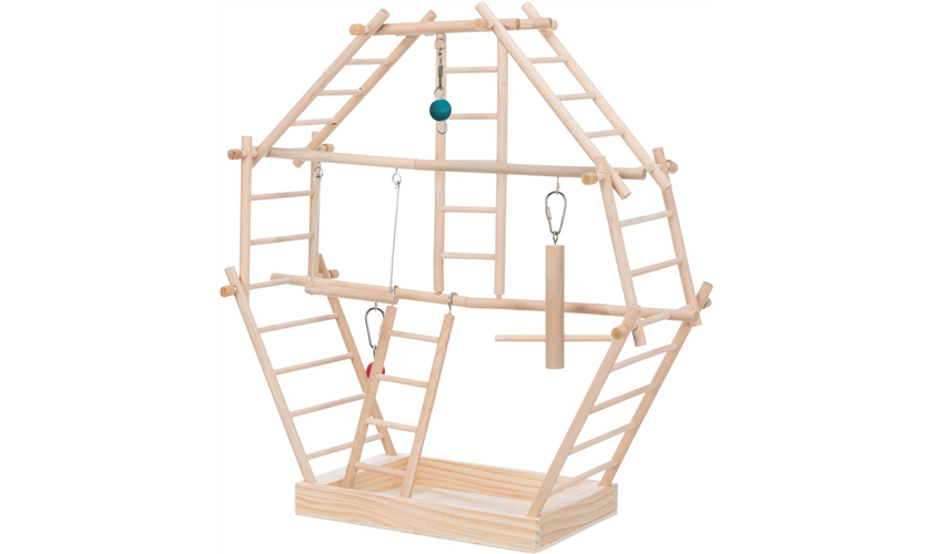 Spielplatz Art.-Nr.: 5659, Maße: 44 × 44 × 16 cm, für z. B.: Kanarien, Wellensittiche