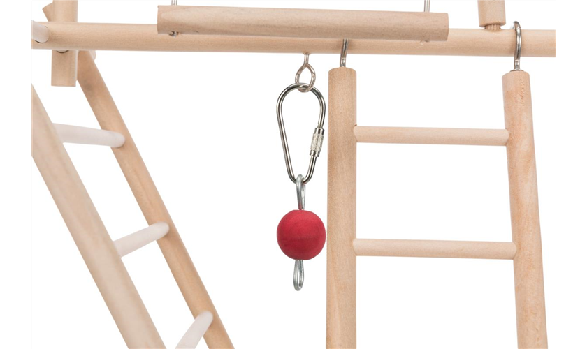 Spielplatz Art.-Nr.: 5659, Maße: 44 × 44 × 16 cm, für z. B.: Kanarien, Wellensittiche