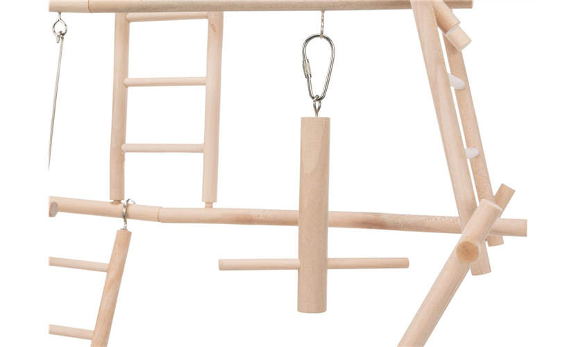 Spielplatz Art.-Nr.: 5659, Maße: 44 × 44 × 16 cm, für z. B.: Kanarien, Wellensittiche