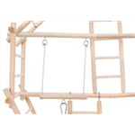 Spielplatz Art.-Nr.: 5659, Maße: 44 × 44 × 16 cm, für z. B.: Kanarien, Wellensittiche