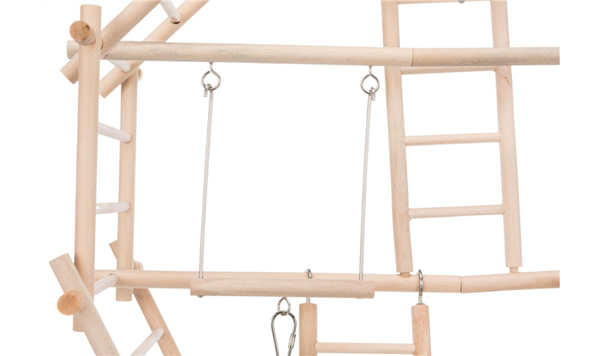 Spielplatz Art.-Nr.: 5659, Maße: 44 × 44 × 16 cm, für z. B.: Kanarien, Wellensittiche