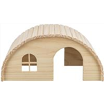 Holzhaus Art.-Nr.: 61273, Maße: 42 x 20 × 25 cm, für z. B. Meerschweinchen, Zwergkaninchen