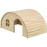 Holzhaus Art.-Nr.: 61273, Maße: 42 x 20 × 25 cm, für z. B. Meerschweinchen, Zwergkaninchen