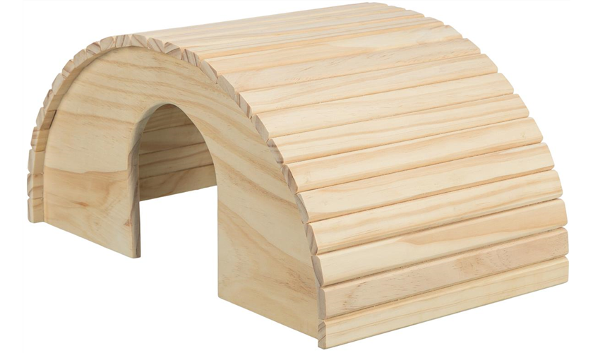 Holzhaus Art.-Nr.: 61273, Maße: 42 x 20 × 25 cm, für z. B. Meerschweinchen, Zwergkaninchen